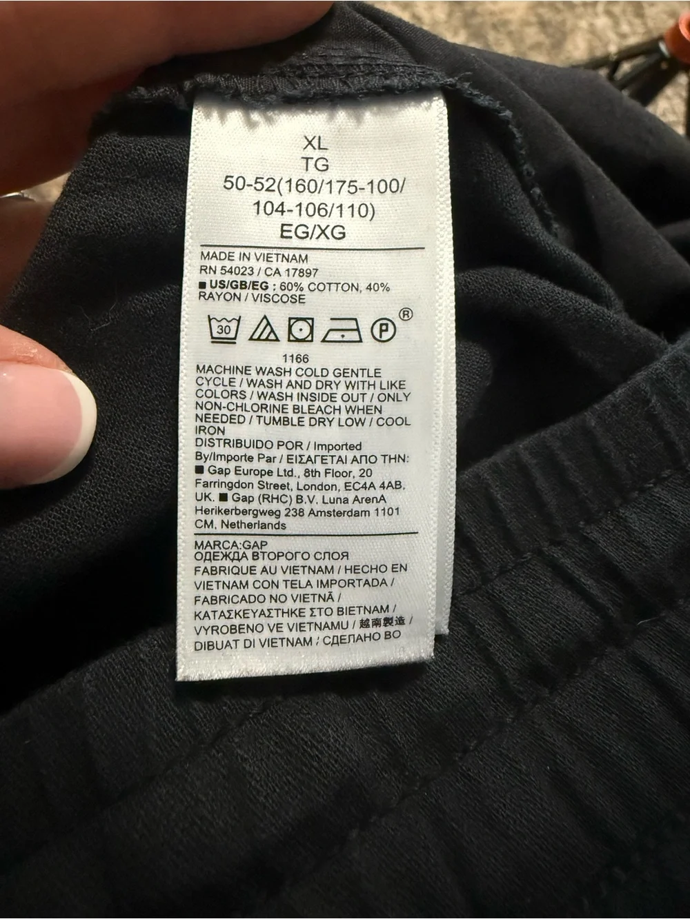 GAP Women's Black Drawstring Easy Pants